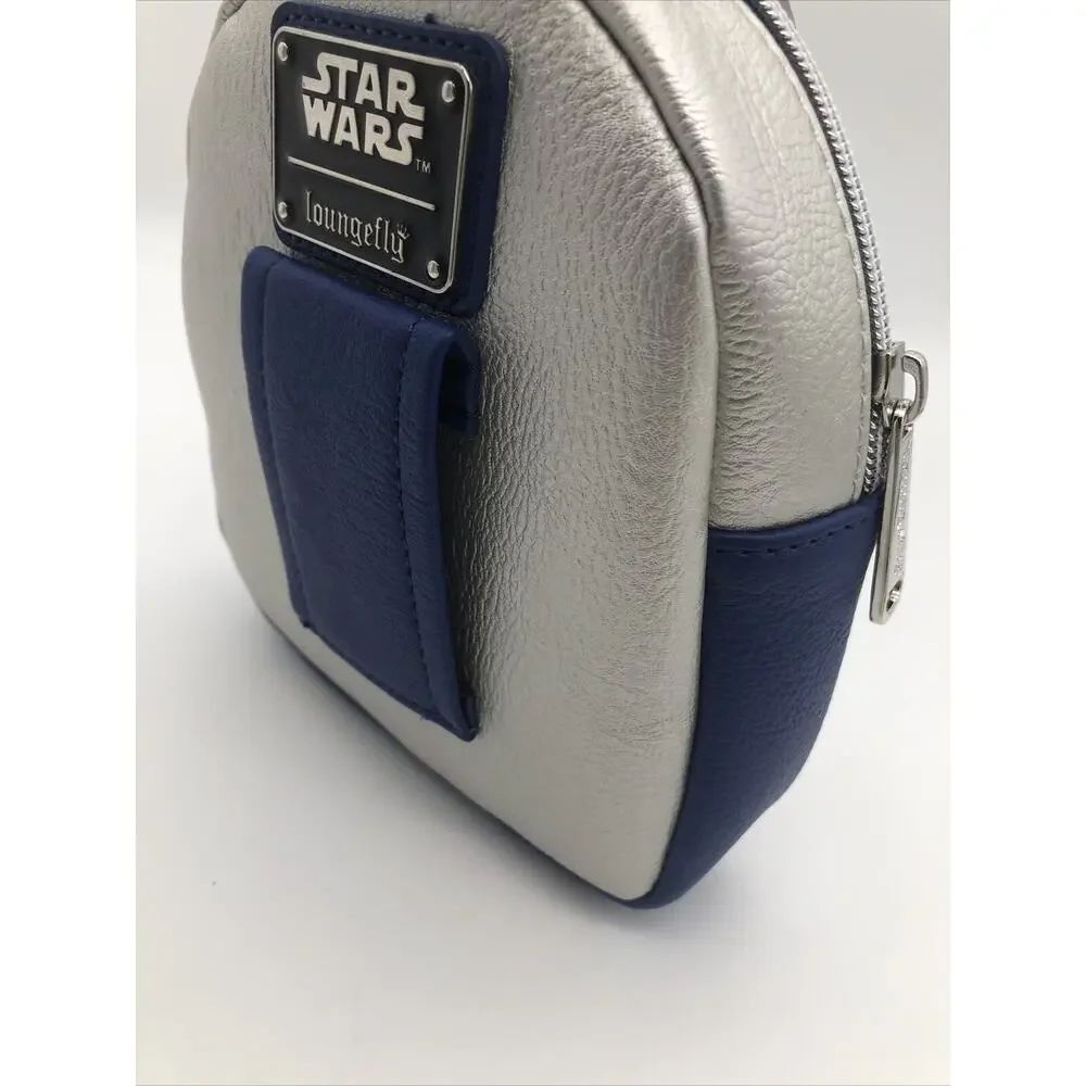 Loungefly Disney Parks Star Wars R2-D2 Droid Wristlet Mini Belt Bag